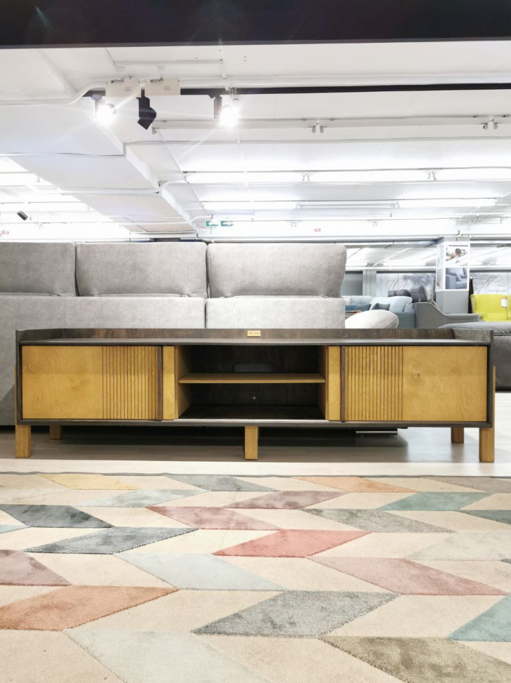 Медиа консоль "Wood Relief"