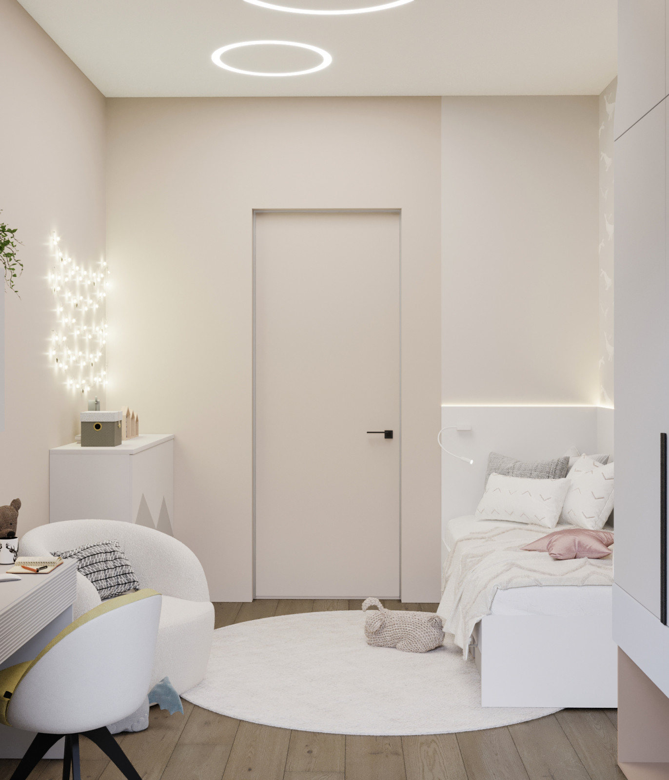 Квартира в серых тонах