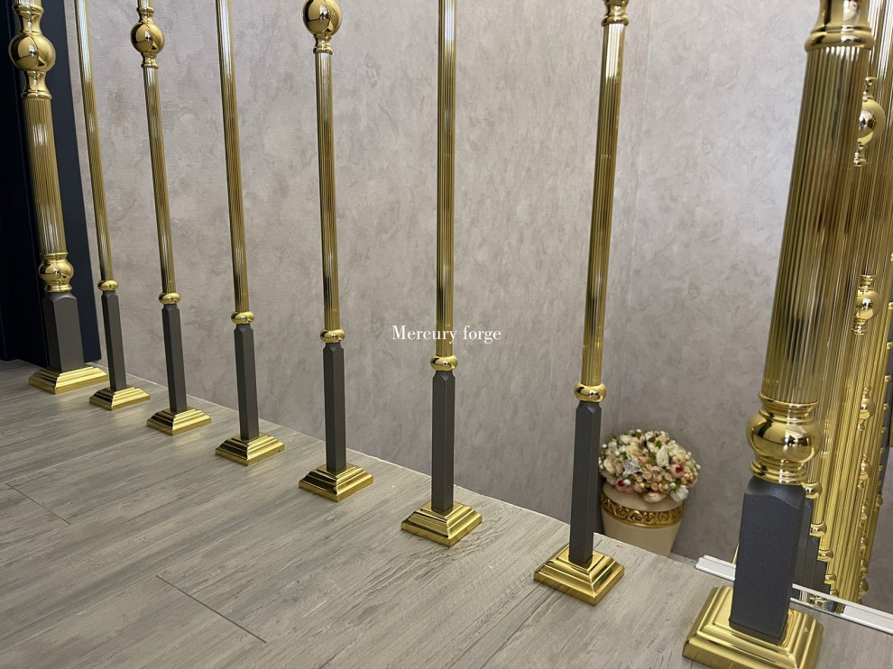 Лестница, латунное ограждение, Grande forge(Франция), коллекция "Графиня"