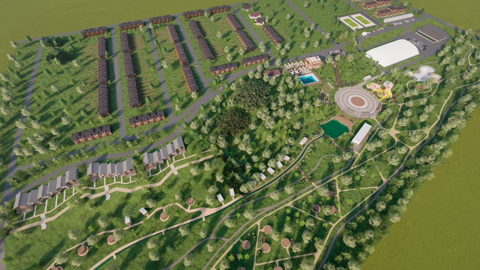 Архитектурный проект рекреационного комплекса GREEN PARK