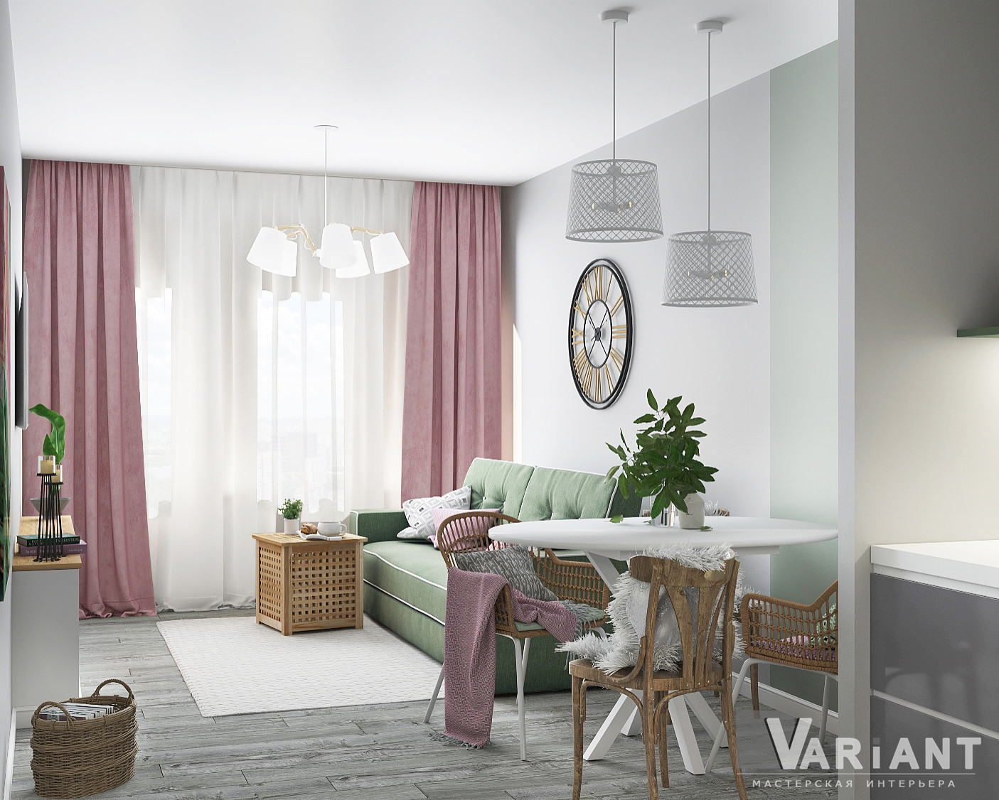 Дизайн проект трехкомнатной квартиры по ул. Измайлова