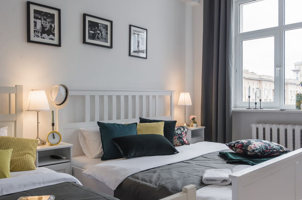 Декорирование квартира в центре Москвы под сдачу в посуточную аренду