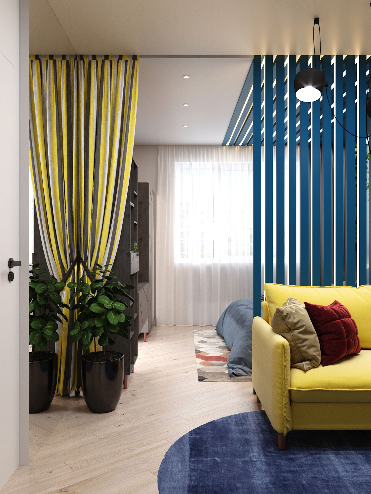 Яркая квартира