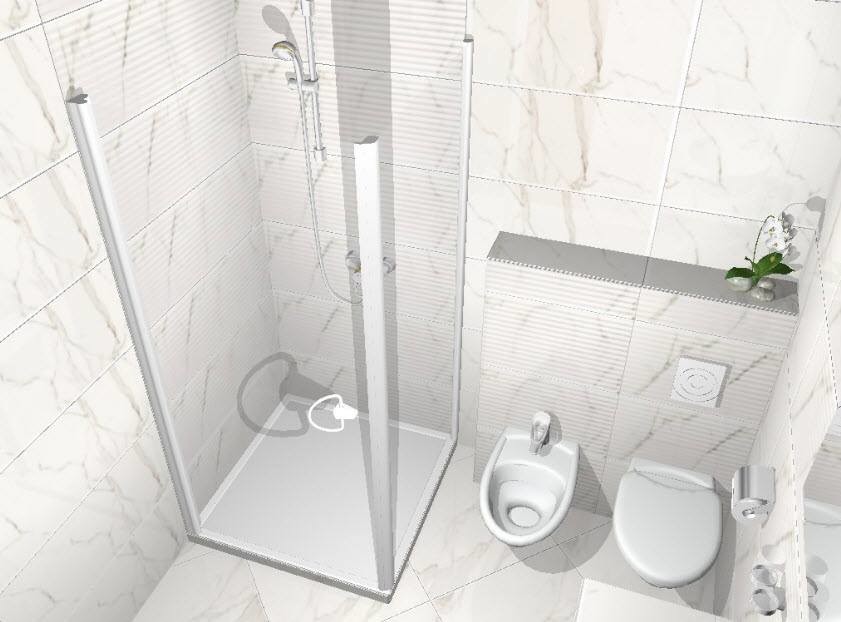 Визуализація ванни плитки Love Ceramic