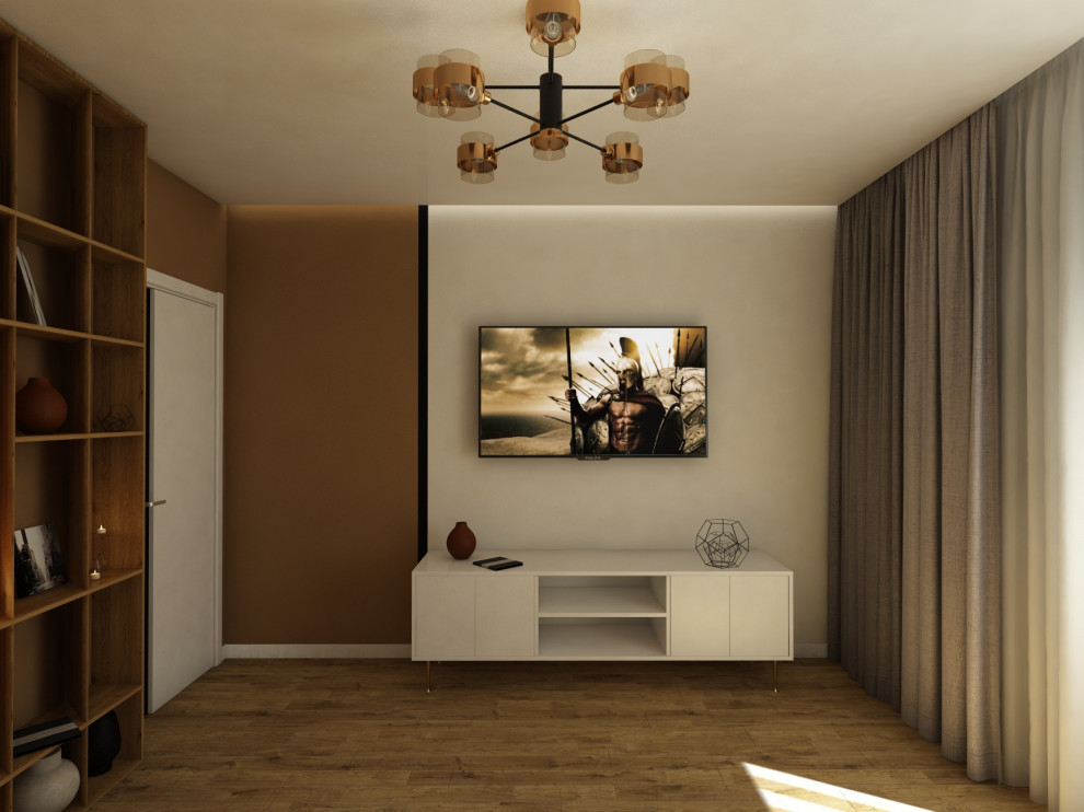 Обложка проекта: Квартира 60 кв.м. ТЗ от заказчика "Ярко и не ярко))"