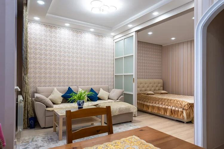 Кухня-гостиная и спальня