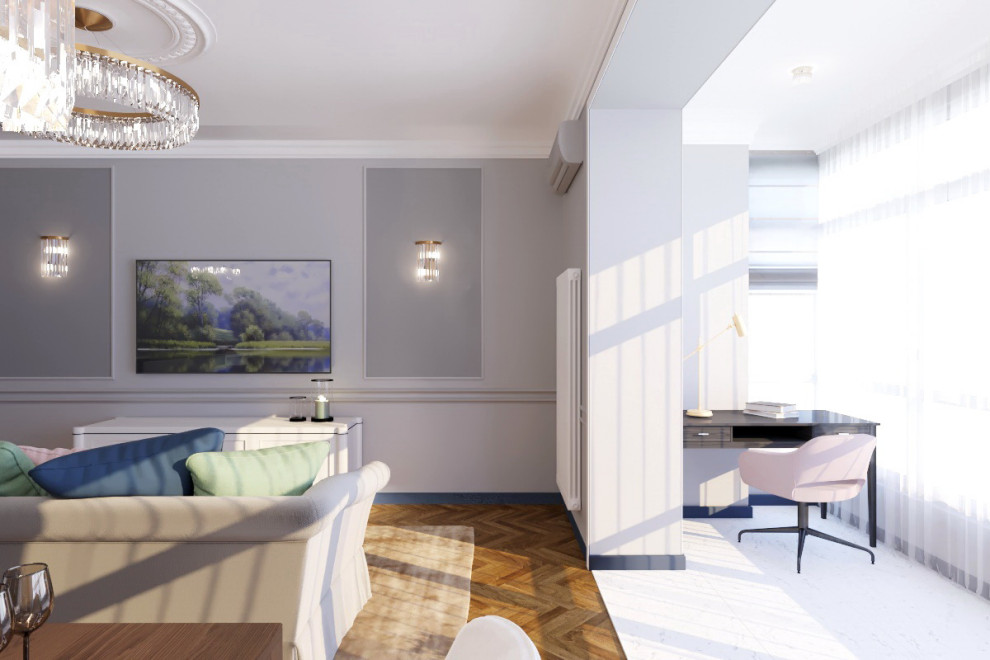 Квартира на набережной в стиле современной классики