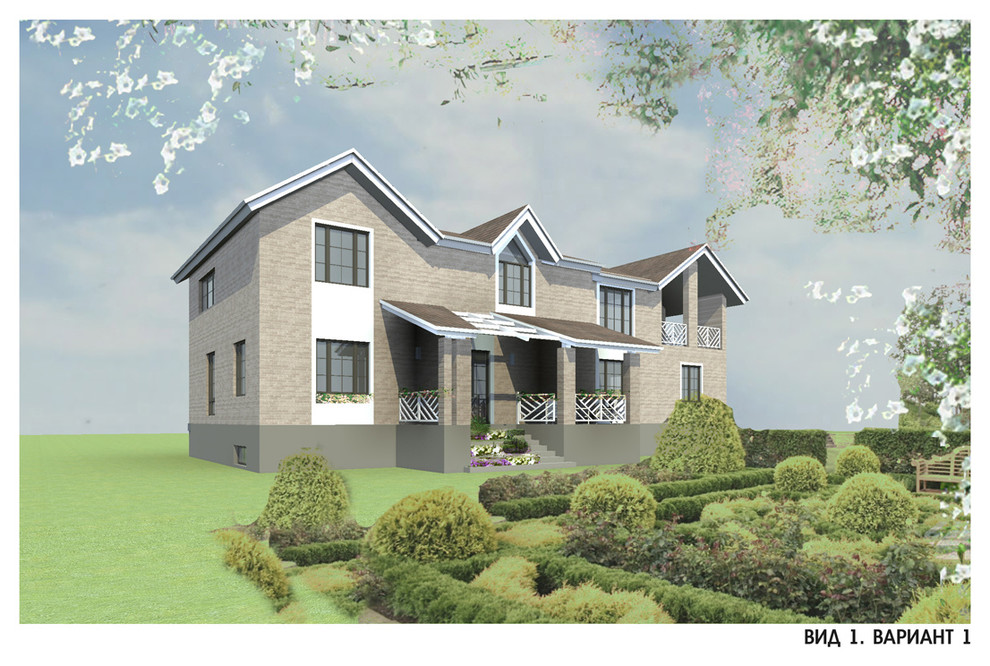 Проект террасы в доме. Декорирование фасадов