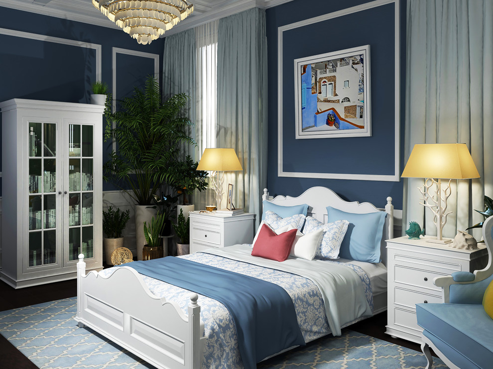Спальня в морском стиле