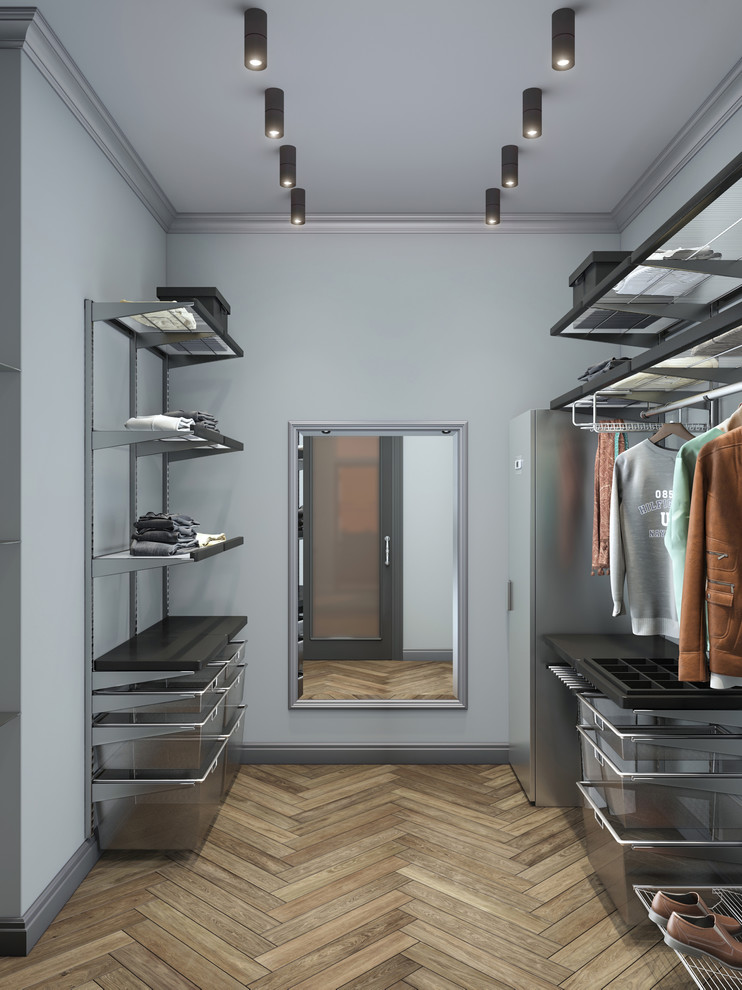 Визуализация квартиры. Серый тон - основной.