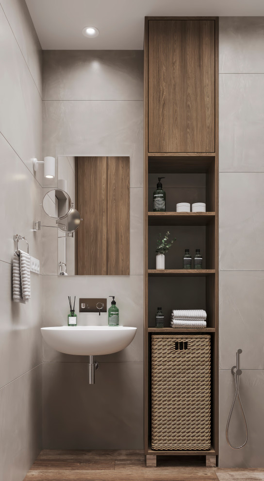 ЖК Nagatino i-Land. Душевая комната 3м2