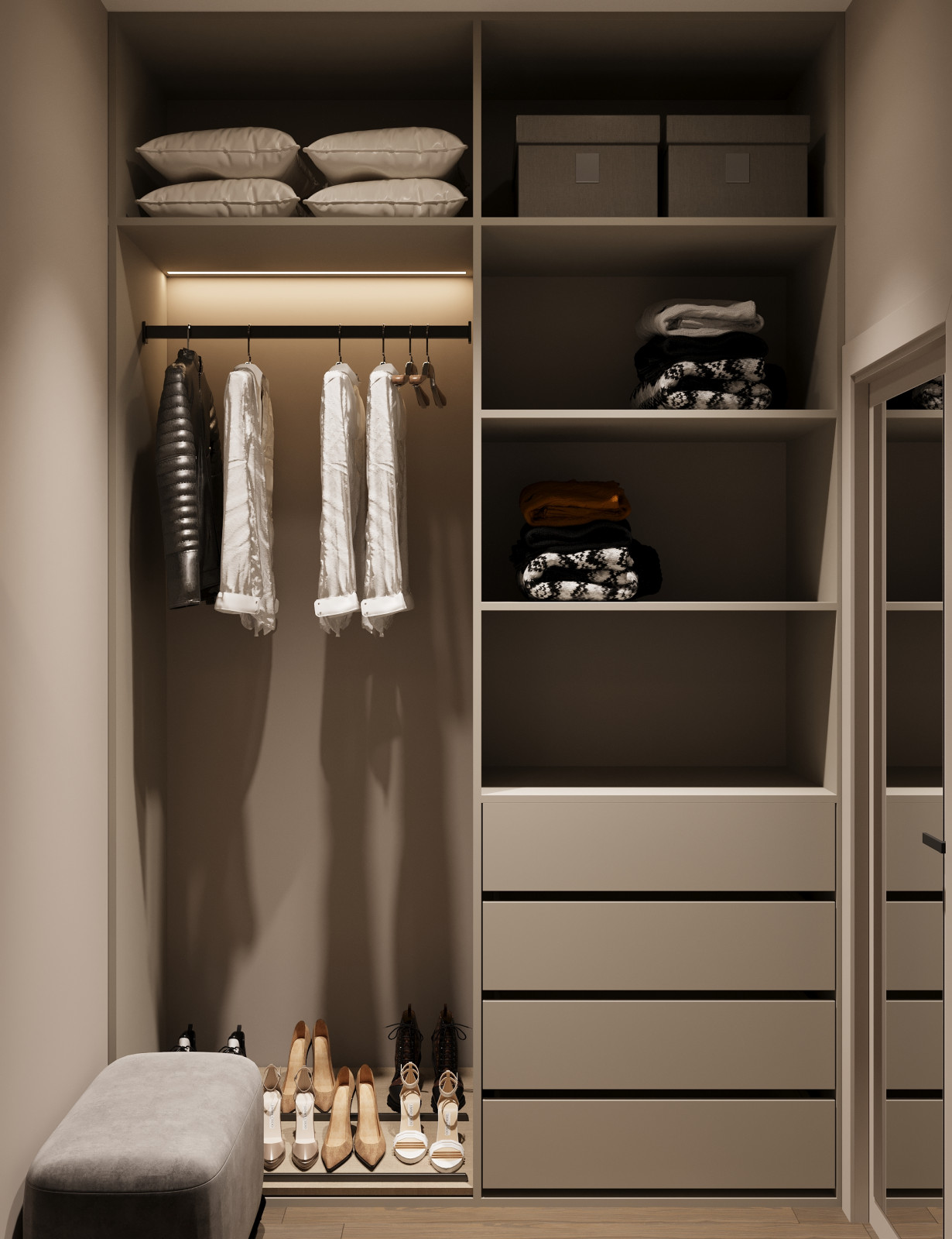 Дизайн 2-комнатной квартиры в ЖК Лермонтовский 54