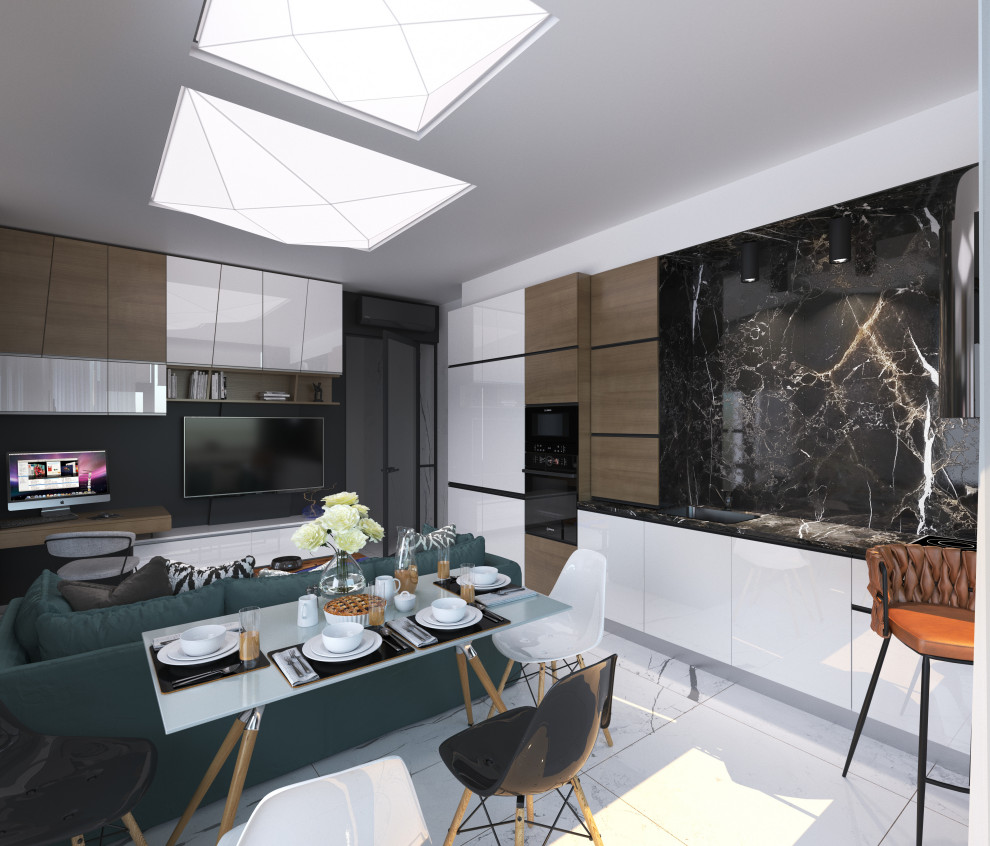 Интерьер квартиры ЖК "ЭВОЛЮЦИЯ", Новосибирск