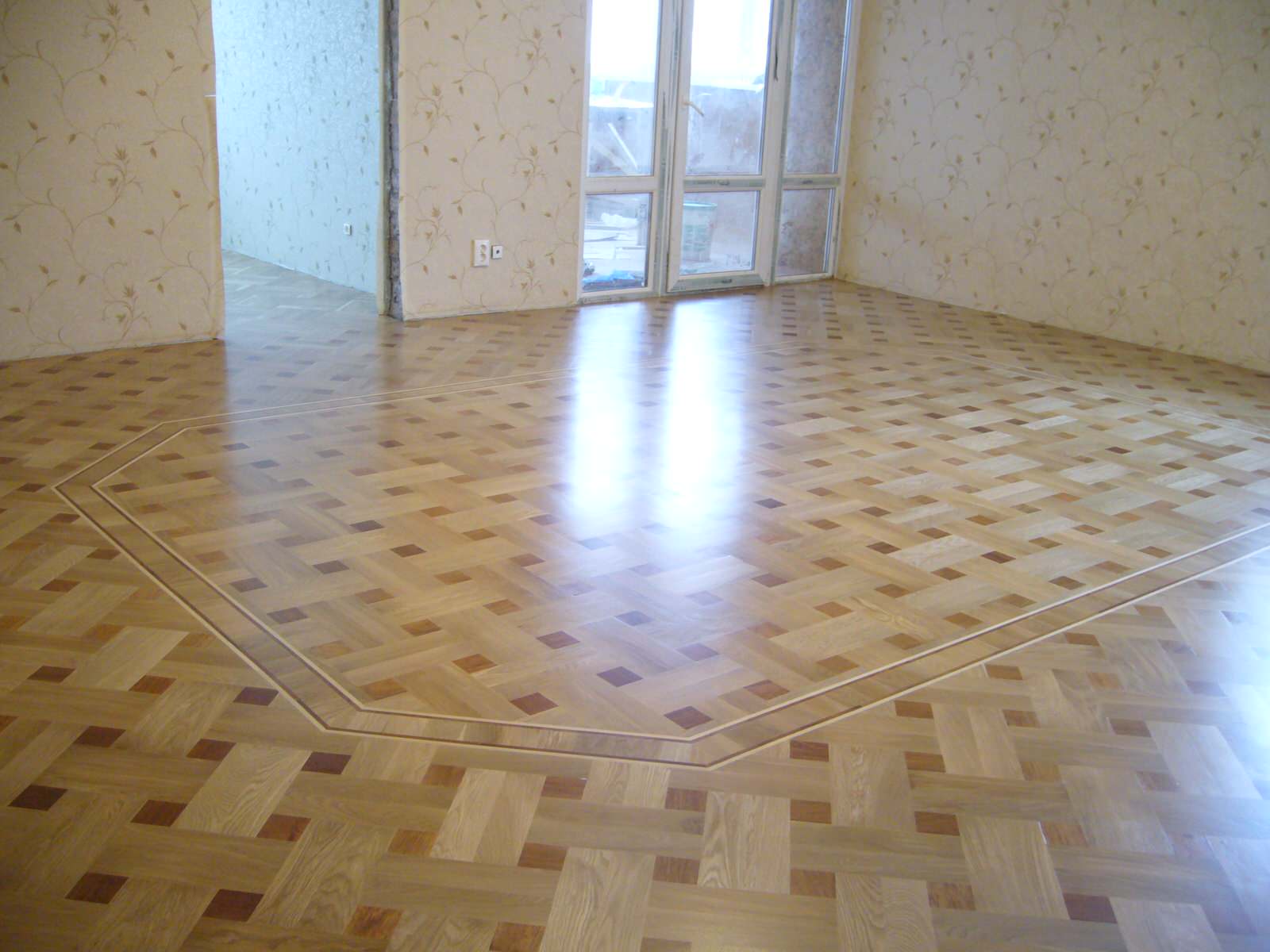 Штучный паркет дуб плетенка