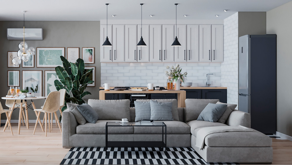 Обложка проекта: СКАНДИ. КВАРТИРА ИКЕЯ СТАЙЛ. 2К.КВ. ЖК ЯМАЙКА