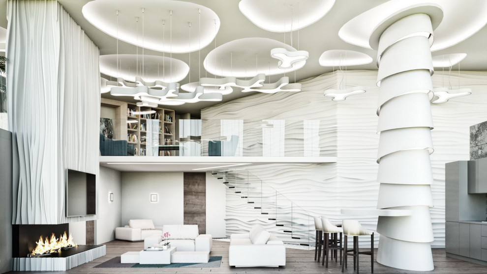 Обложка проекта: Апартаменты на 91 этаже в Сити