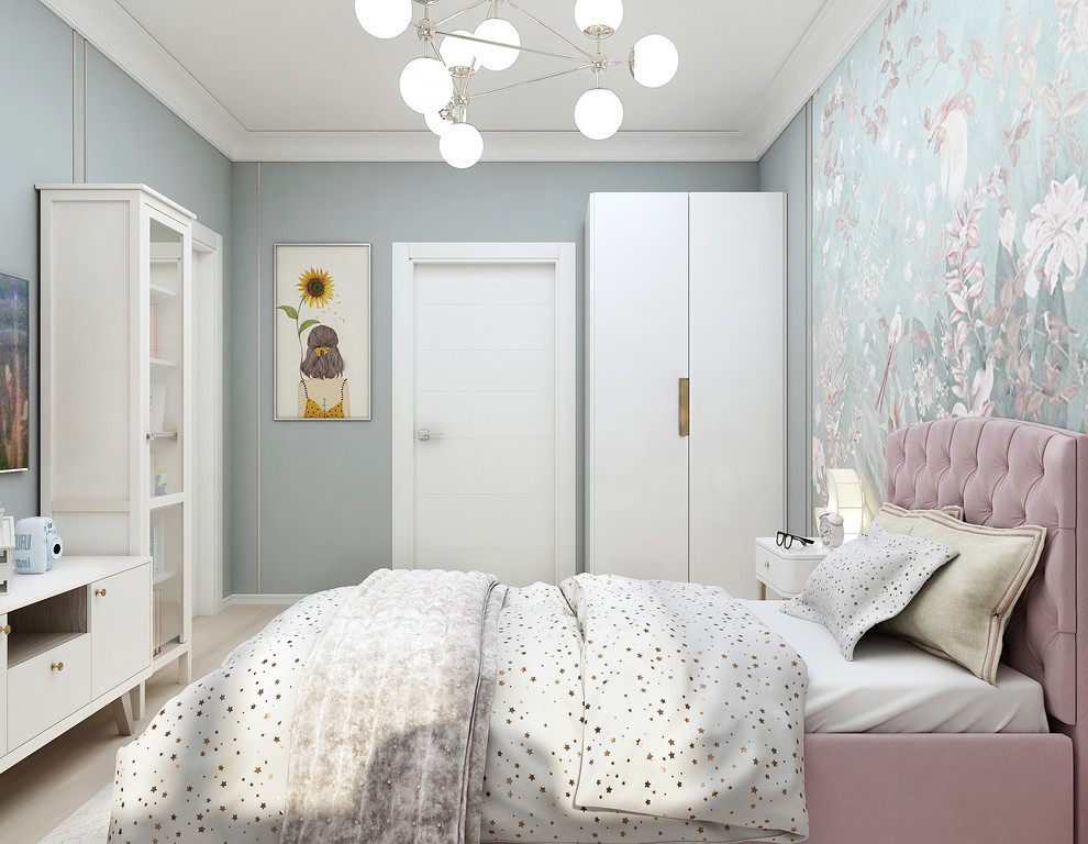 Обложка проекта: Проект детской для девочки