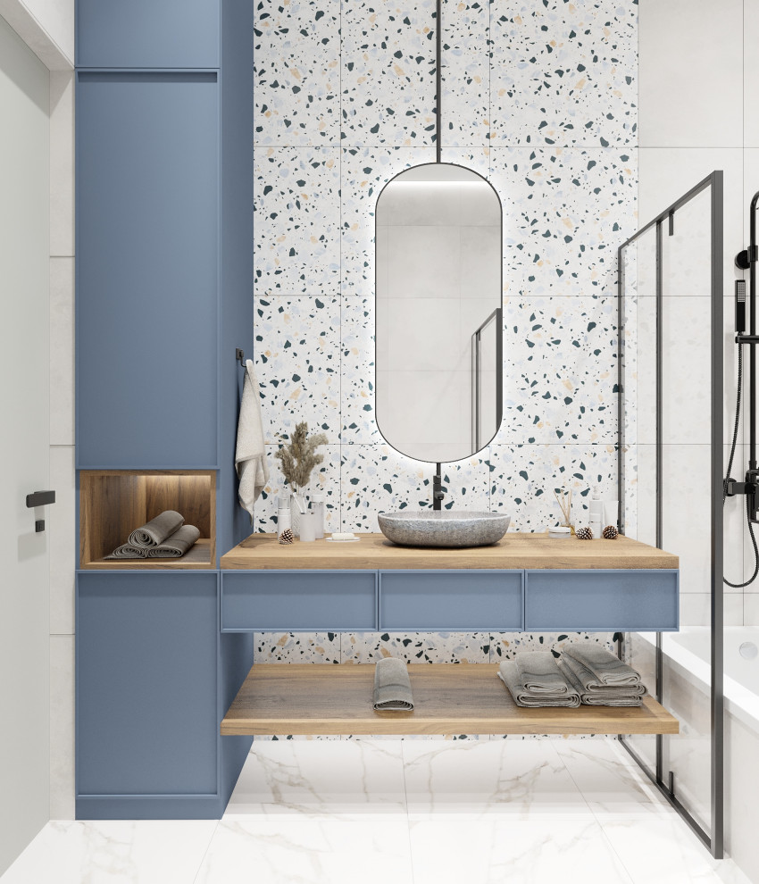 Вид на зону раковины