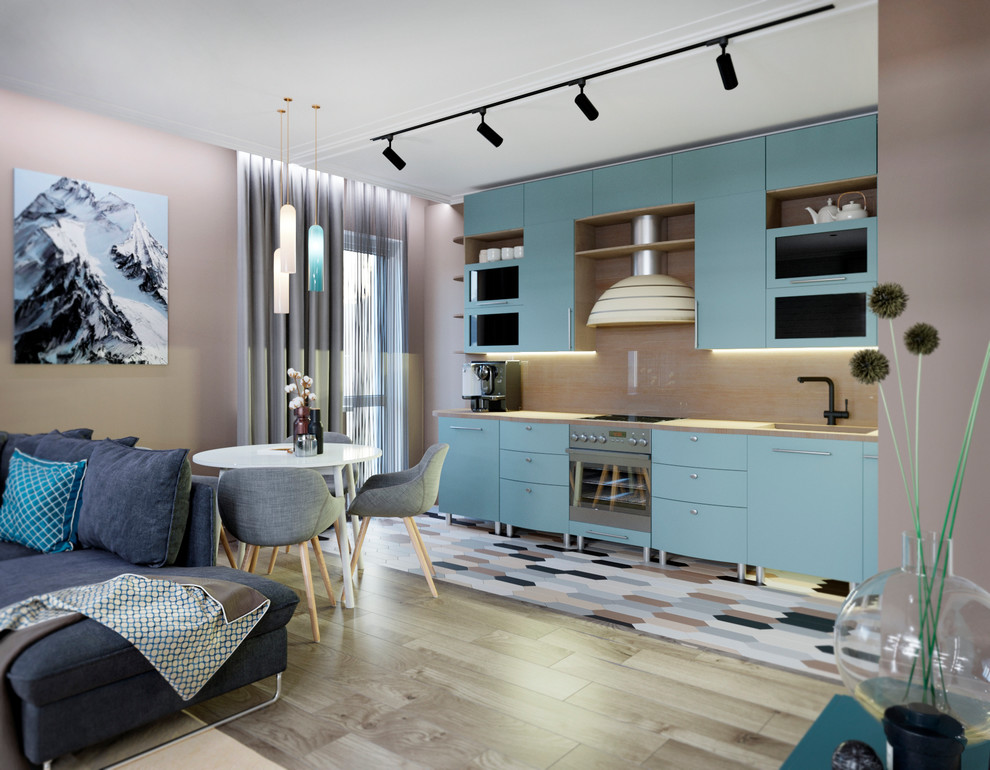 Обложка проекта: 2 комнатная квартира 74 кв. метра