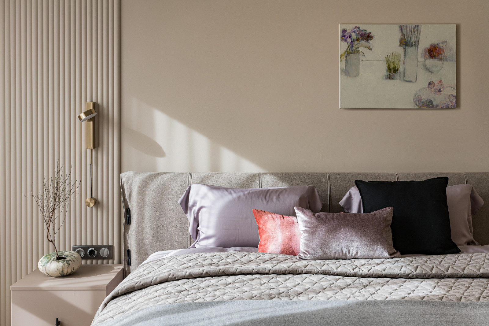 Фото спальни из реализованного проекта