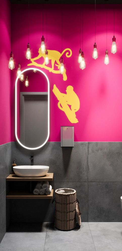 Кофейня в тропическом стиле. Проект