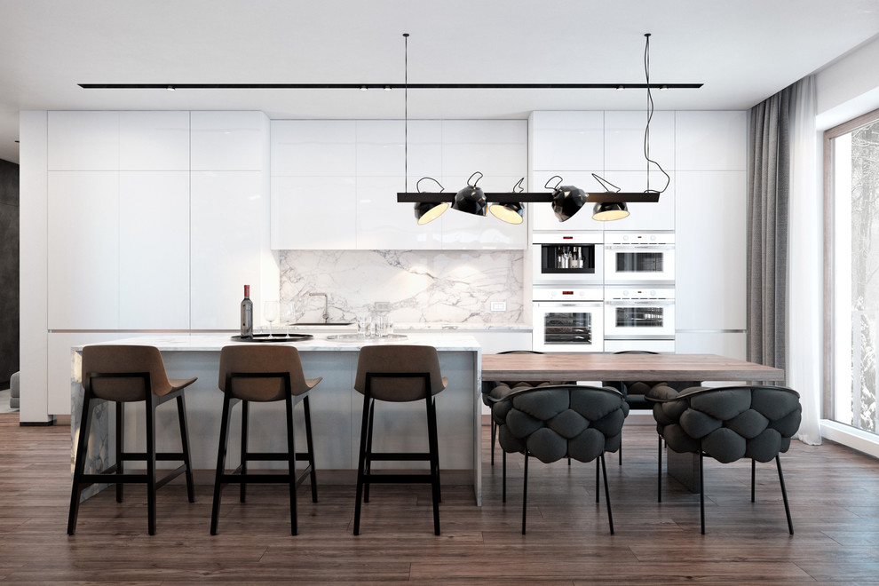Neat interior for a young family.