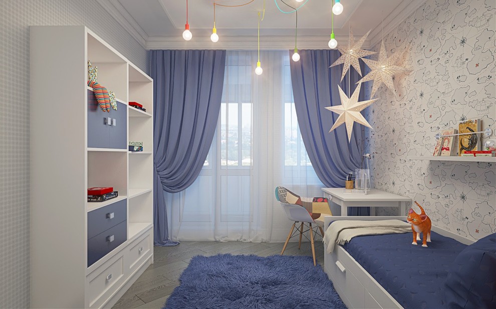 Дизайн-проект детской комнаты от «Strekoza Design»