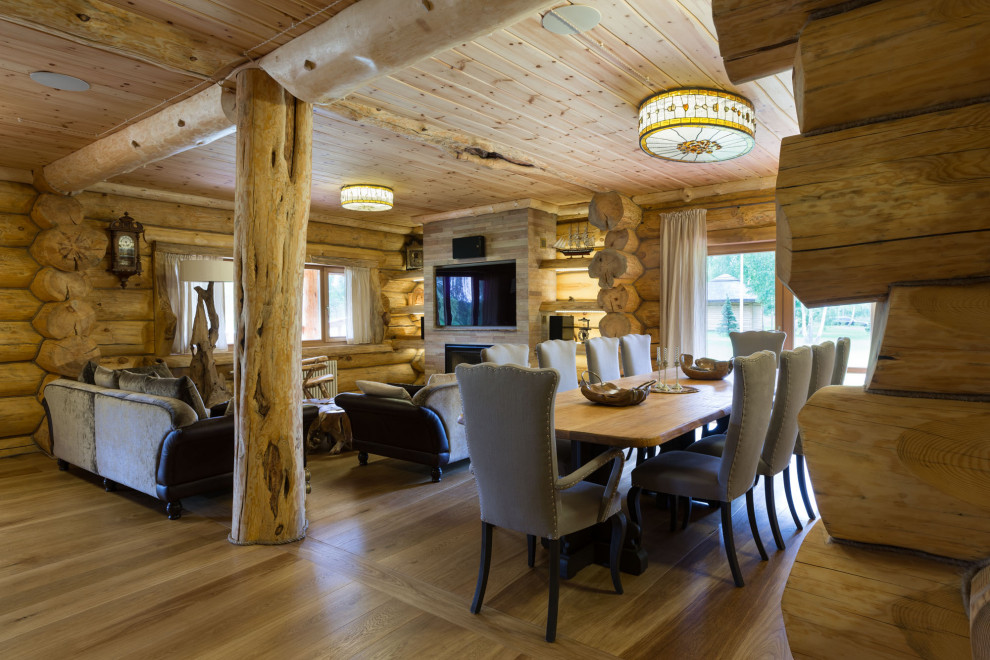 Дом в рустикальном стиле