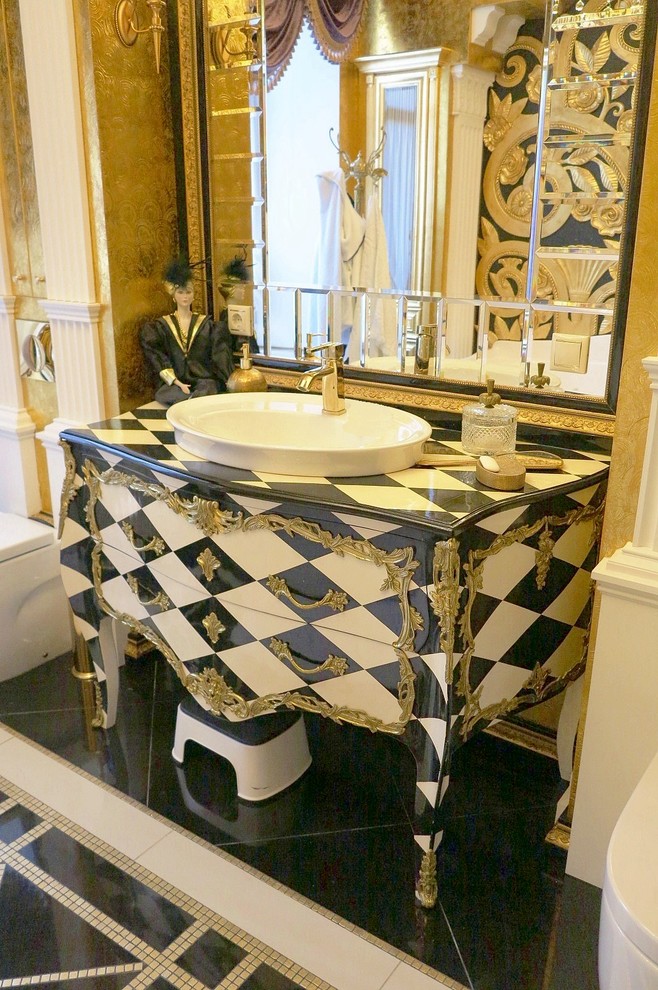 Обложка проекта: Ванная в стиле Ар-Деко.