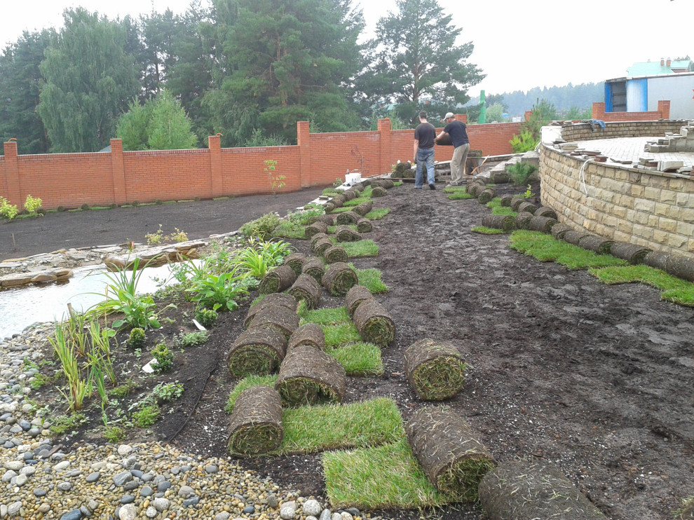 Ландшафтный дизайн участка в д. Зеленый камень (Ижевск)