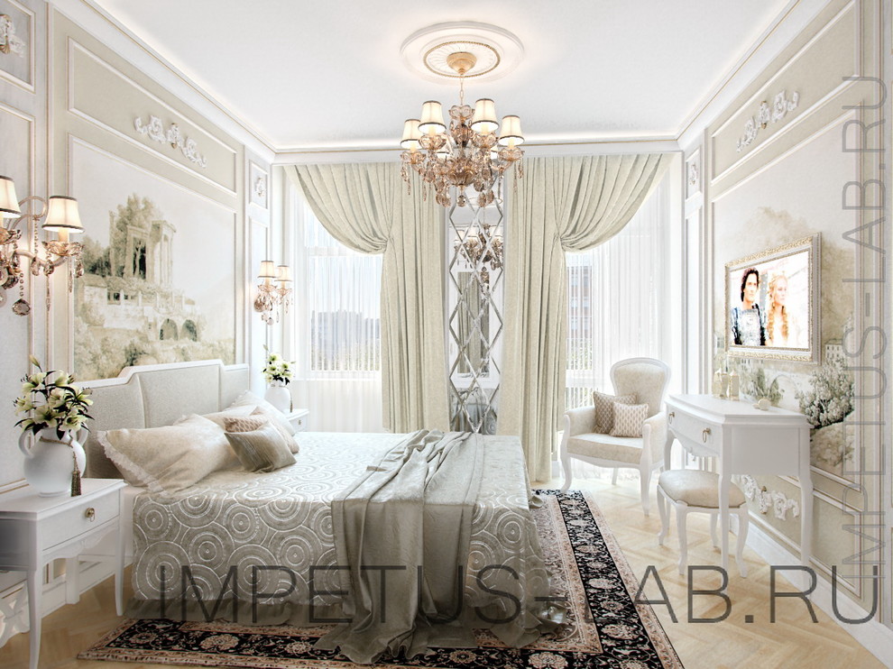Проект квартиры в классическом стиле