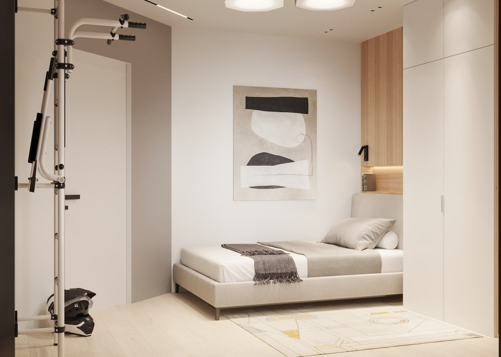 Детская в проекте трехкомнатной квартиры в Москве, м. Войковская