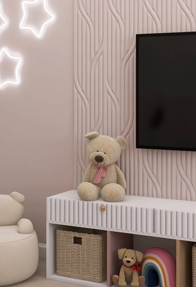 Проект детской 17м2 для девочки