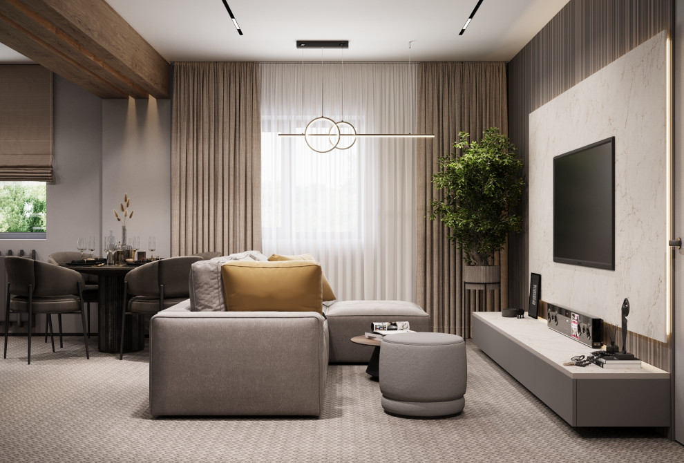 Обложка проекта: Квартира для семьи из трех человек