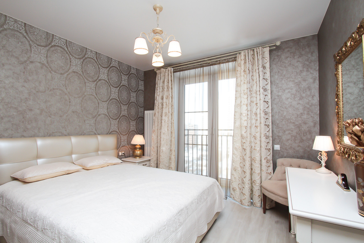 Обложка проекта: Однокомнатная квартира для молодой девушки 34 кв.м.