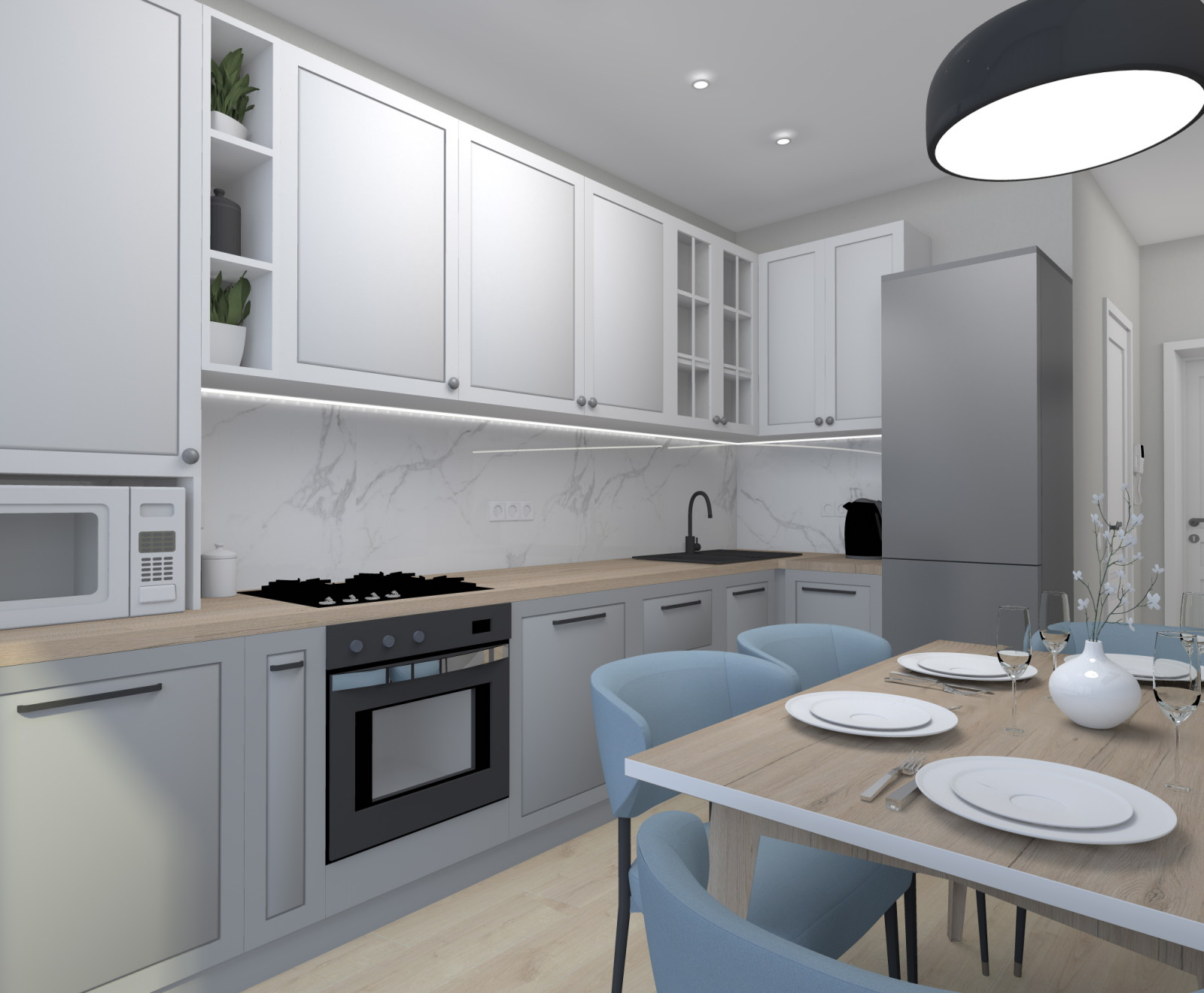 Дизайн-проект двухкомнатной квартиры по ул. Суворова