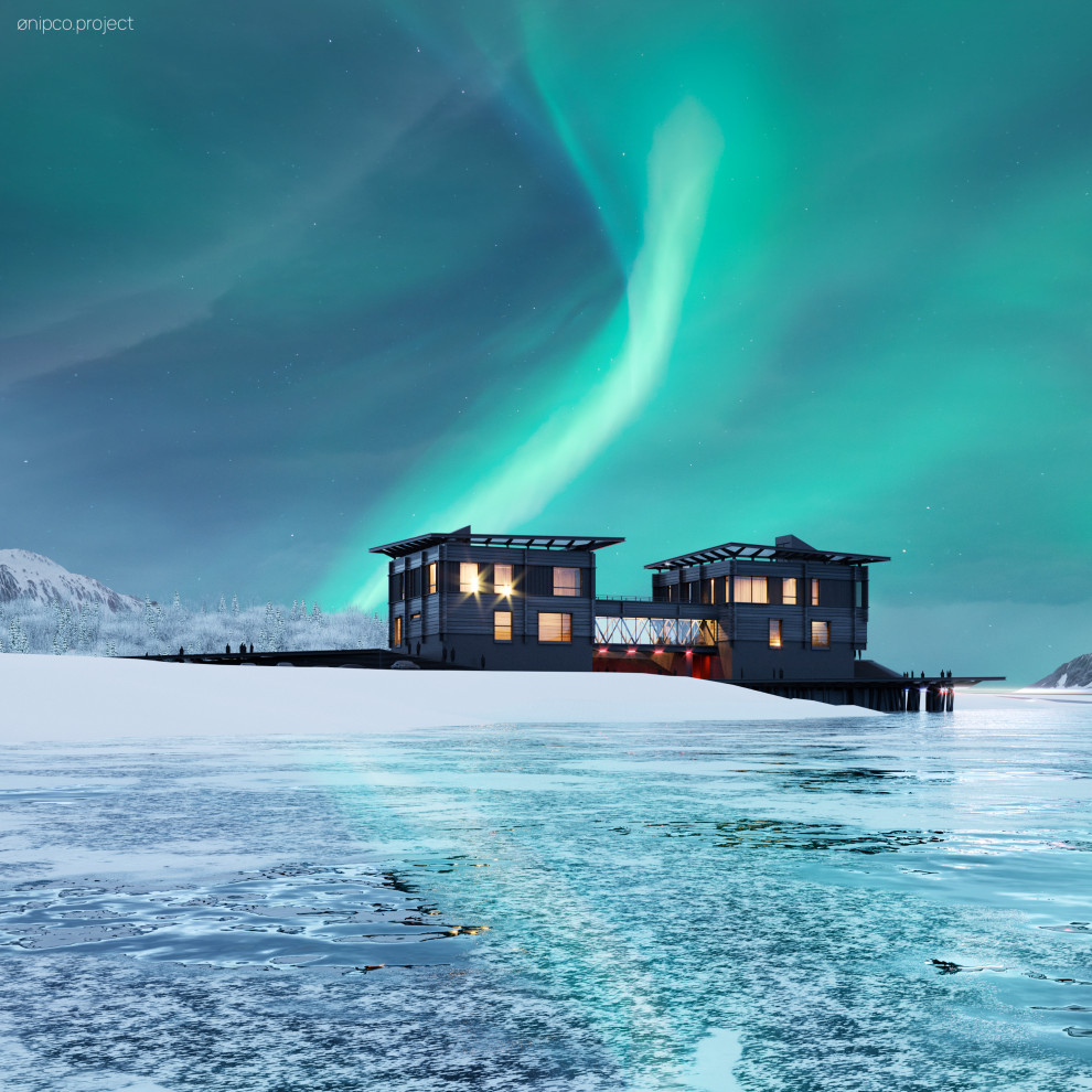 Обложка проекта: #no01s2600sqm / hybrid museum of the arctic experience within tromsø