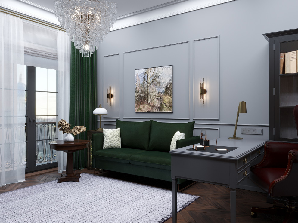 Дизайн-проект трехкомнатной квартиры для пары средних лет.