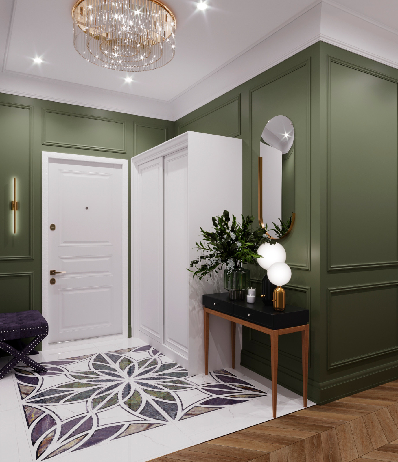 Квартира в стиле современная классика