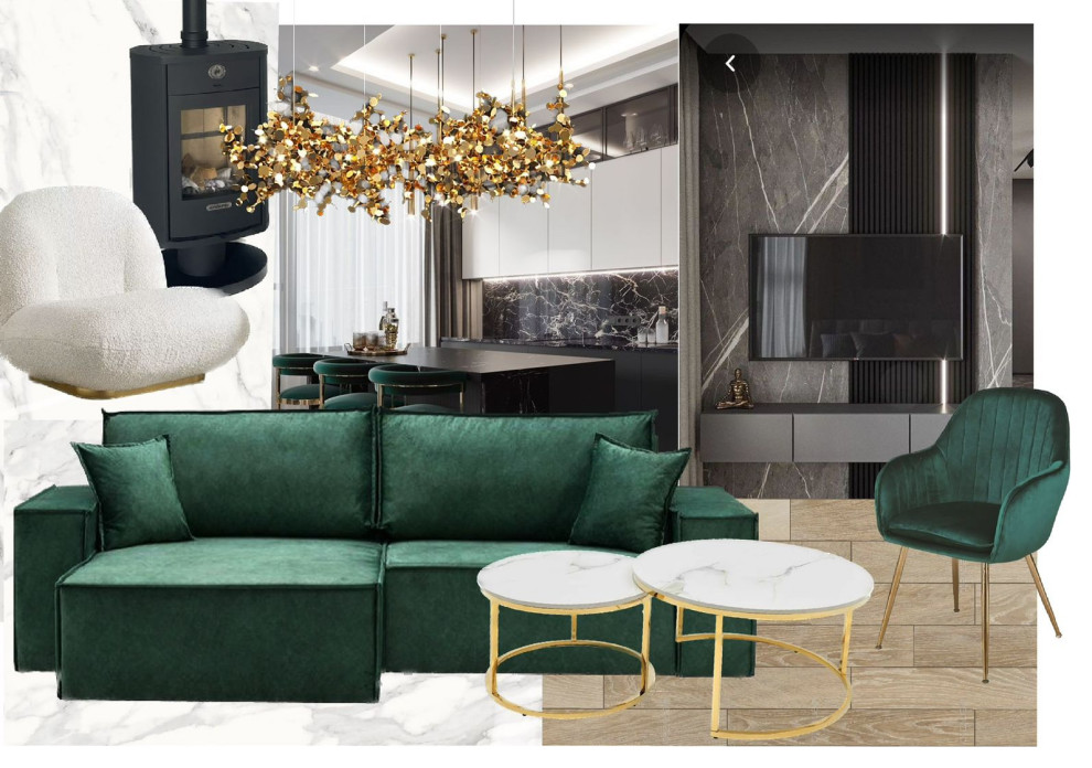 подбор мебели в одноэтажный дом