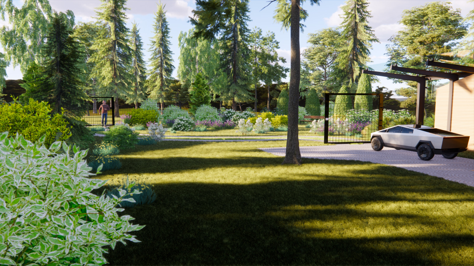 Обложка проекта: Благоустройство частного сада