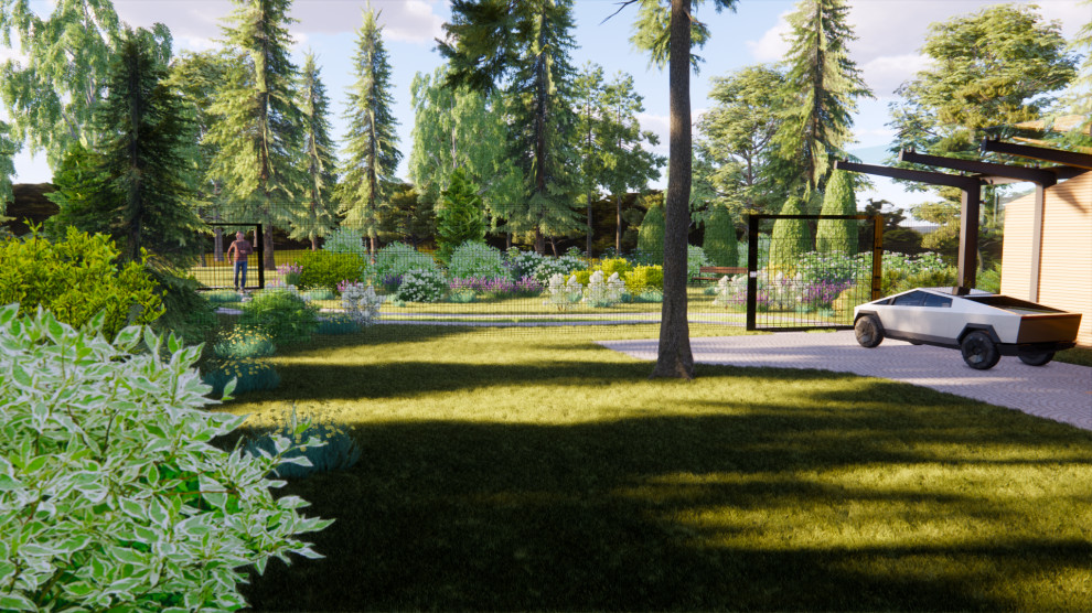 Обложка проекта: Благоустройство частного сада