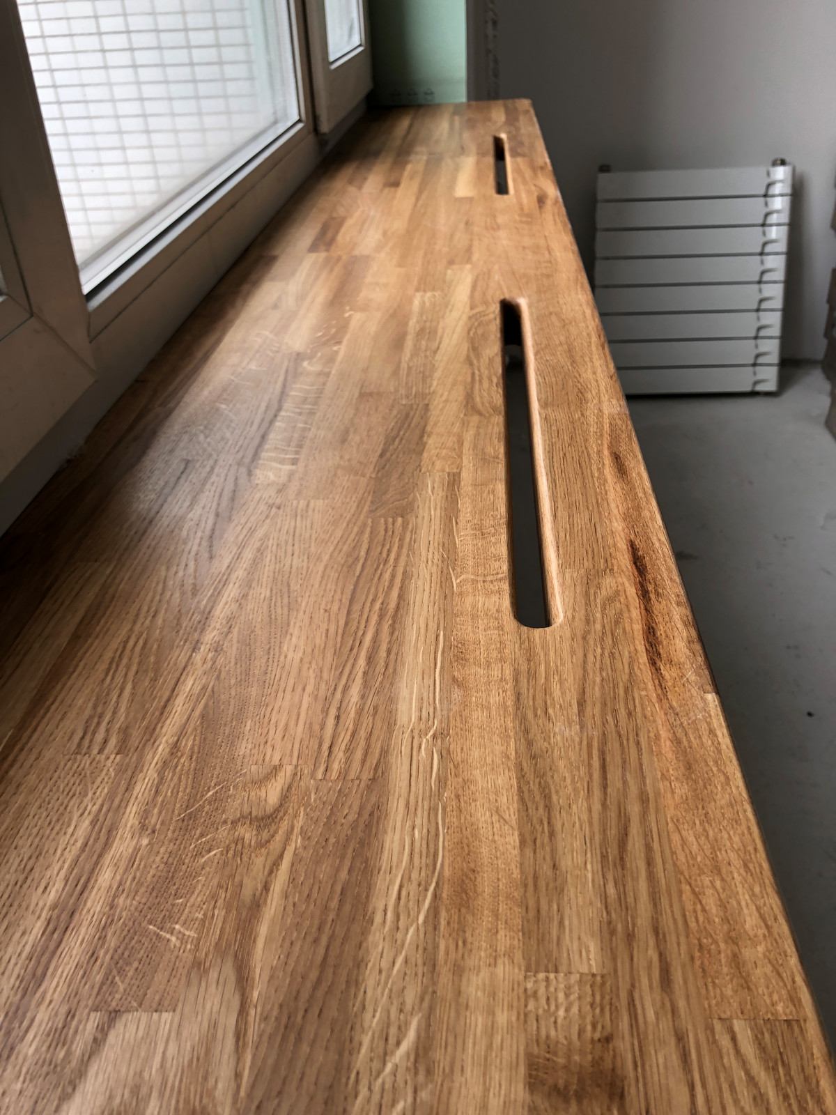 Подоконники из дуба