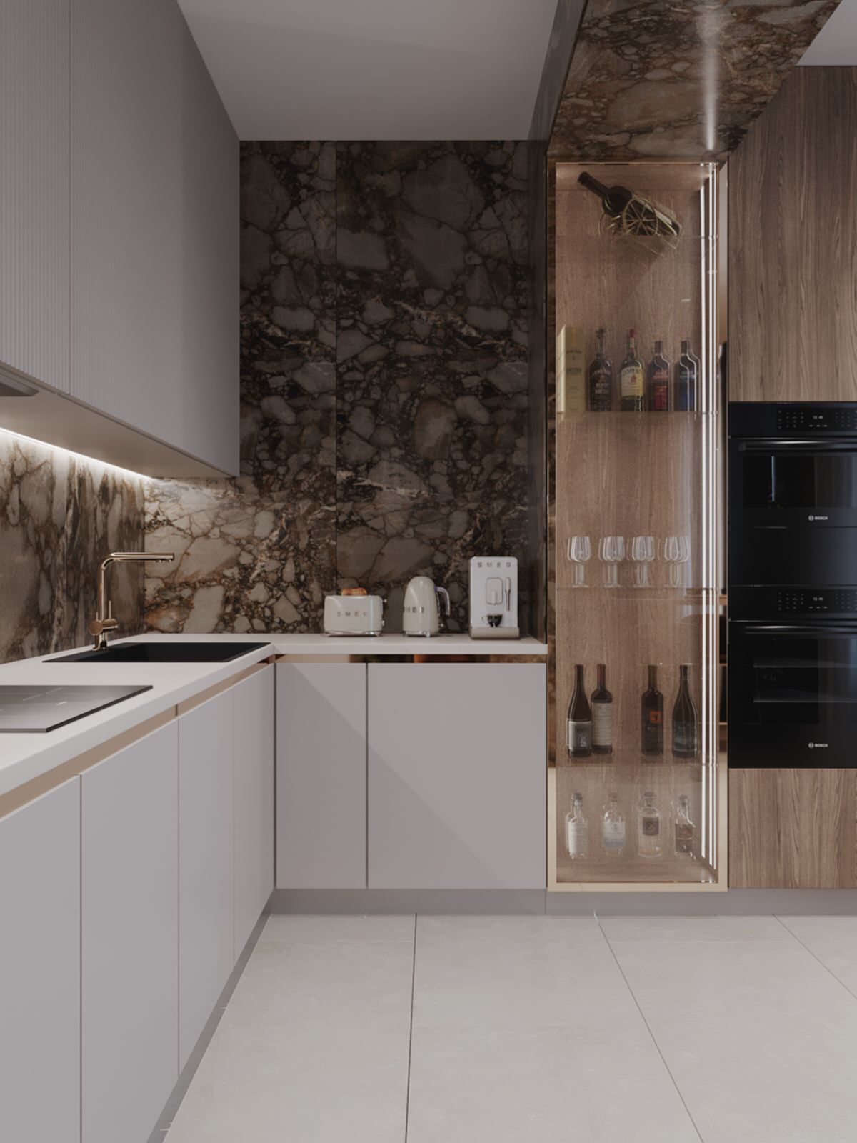 Дизайн проект апартаментов Аура