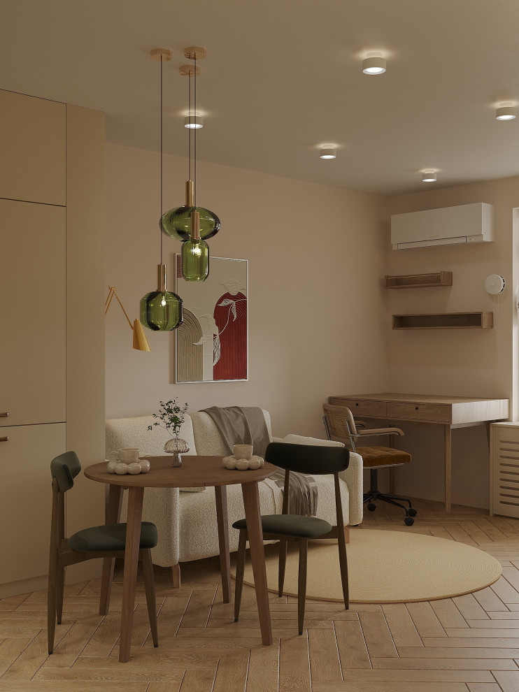 Дизайн 1-комнатной квартиры в ЖК Аквилон Leaves