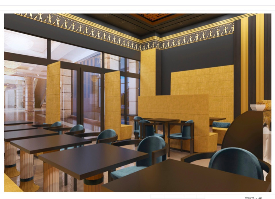 Кофейня «NEFER» в Египетском стиле