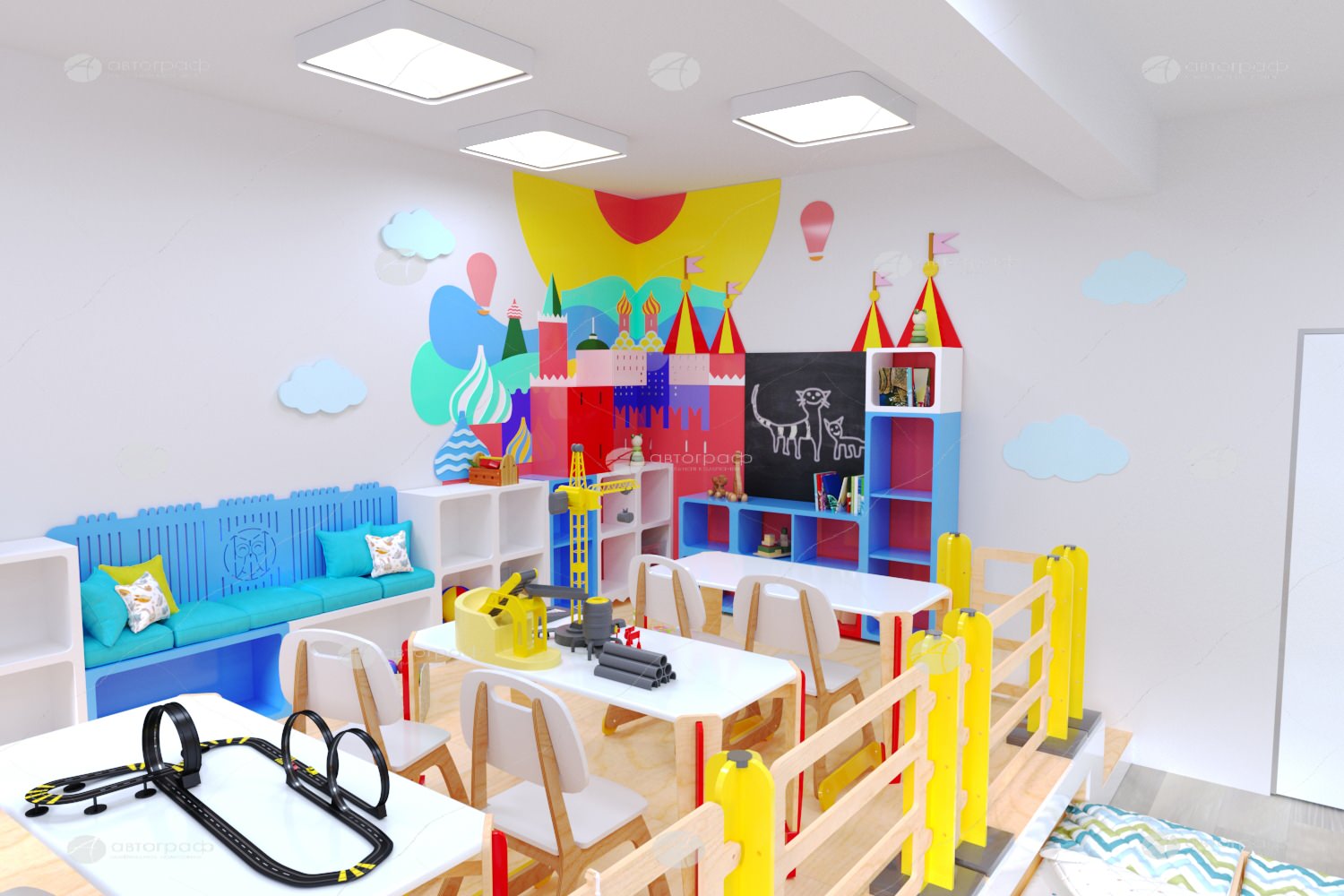 Дизайн-проект детского сада "Россия"