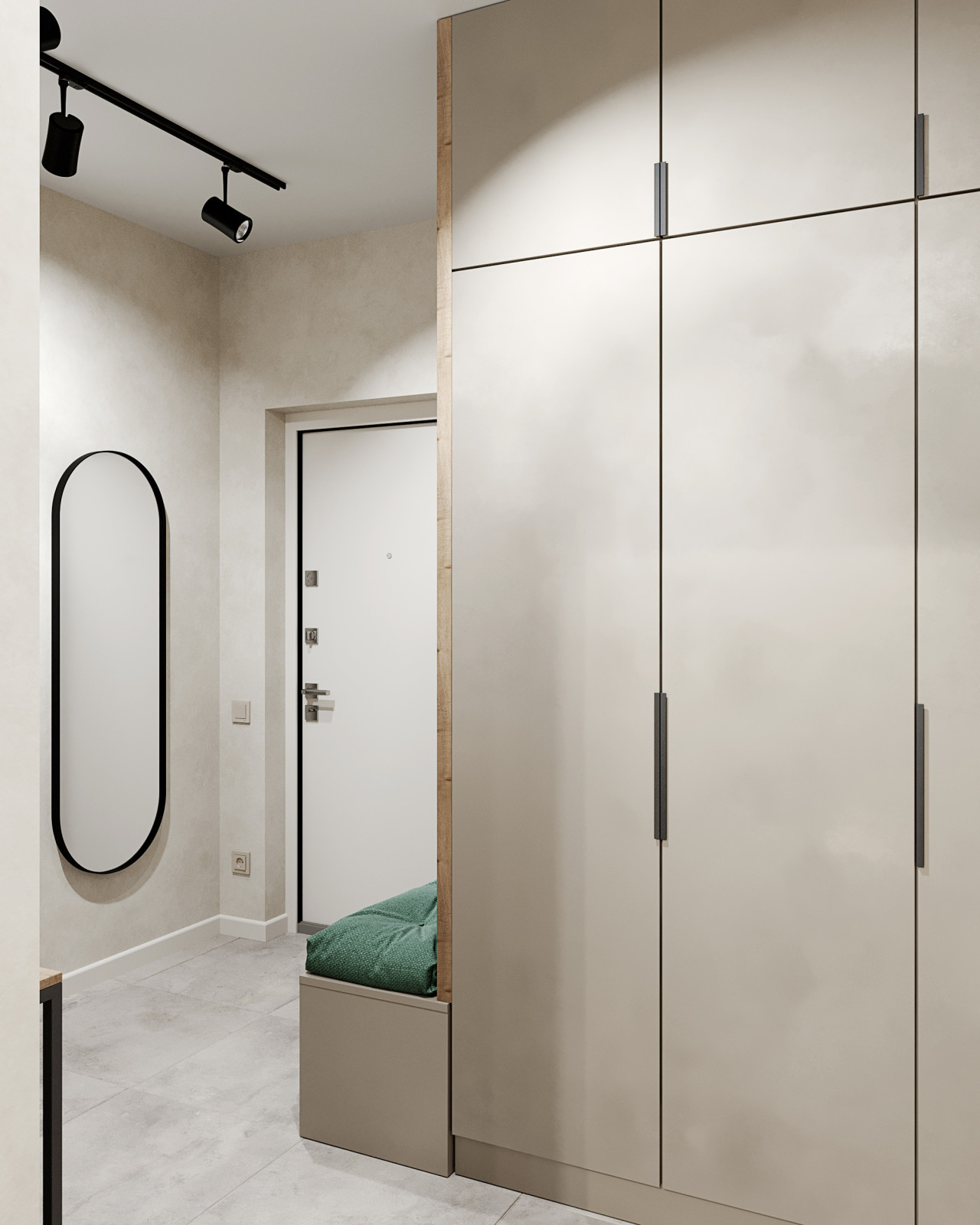 Проект квартиры "Ecoline", прихожая