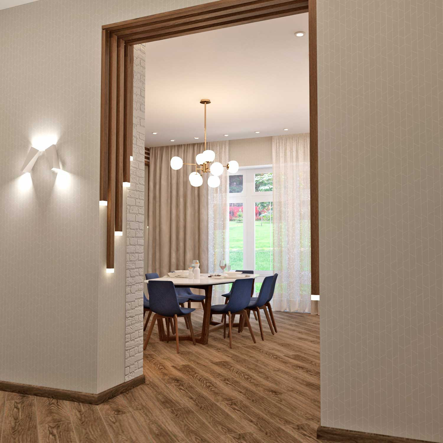 Дом в современном стиле (сканди+современный)