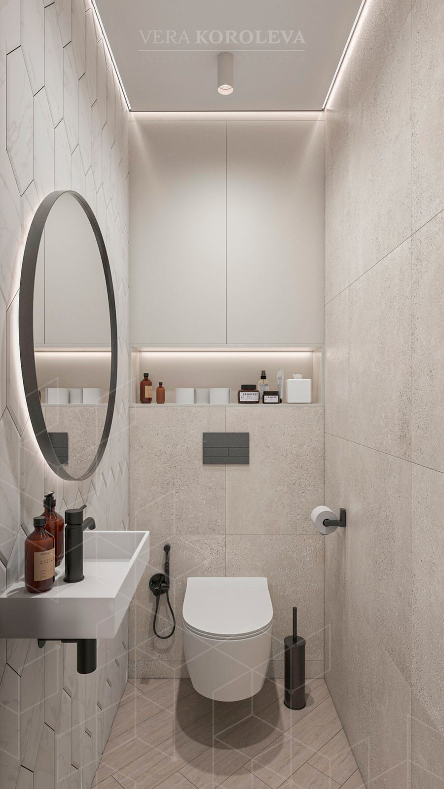 Дизайн двухкомнатной квартиры для семьи с девушкой-подростком в ЖК "Ультра Сити"